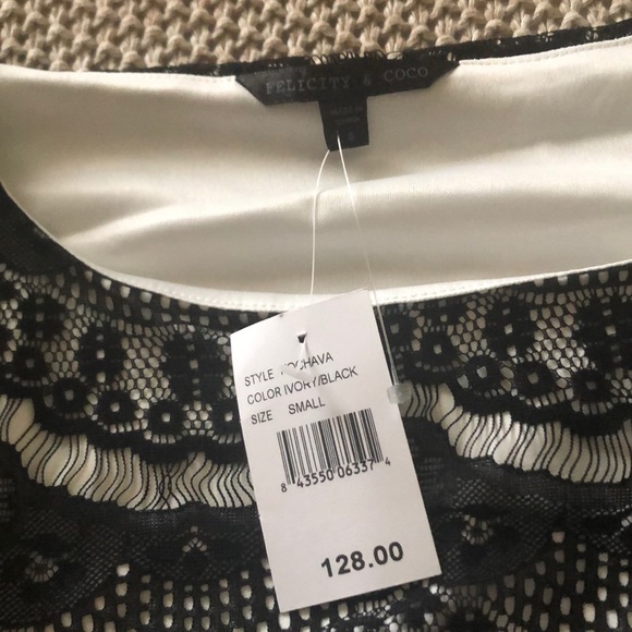 Black and white lace dress - Picture 2 of 4